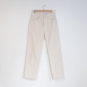 &OS White Jeans